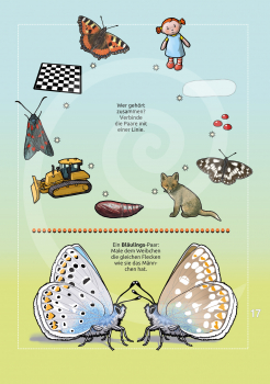 Bunte Schmetterlinge (Sticker-Buch)