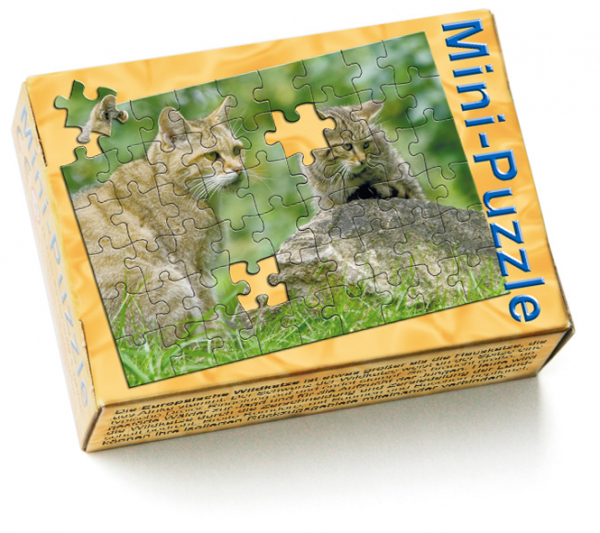Minipuzzle Wilkatzen Schachtel
