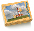 Mini-Puzzle Leuchtturm Westerhever