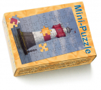 Mini-Puzzle Leuchtturm Roter Sand